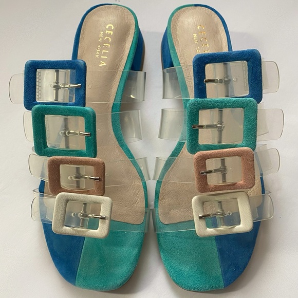 Shoes - Cecelia New York Lincoln Shoe in Pool Blue